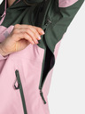 Kilpi Grüne und pinke wasserdichte Damenjacke Kilpi Mamba