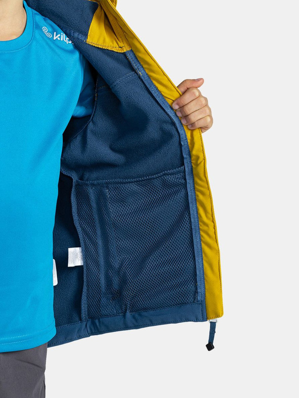 Kilpi Gelbe und blaue Softshell-Jacke für Jungen Kilpi Ravio