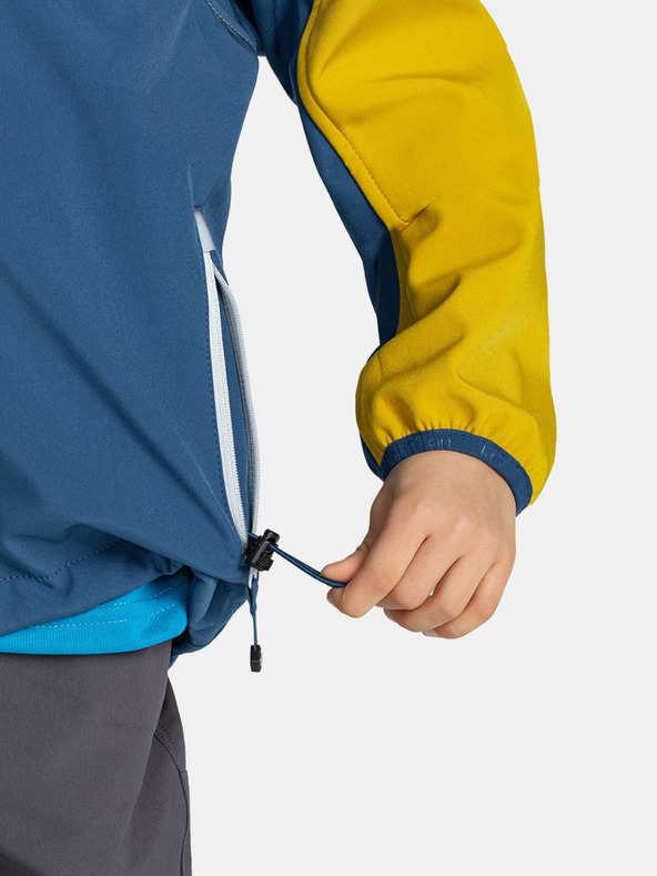 Kilpi Gelbe und blaue Softshell-Jacke für Jungen Kilpi Ravio