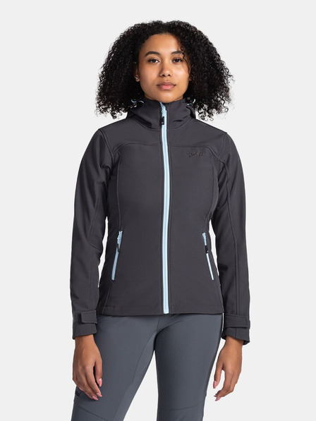 Kilpi Dunkelgraue Damen-Softshell-Jacke Kilpi Rawia