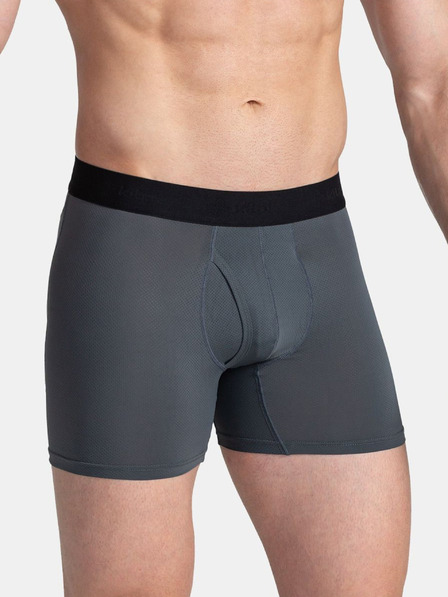 Kilpi Zweier-Set Herren-Funktionsboxershorts in Dunkelgrau Kilpi Nett