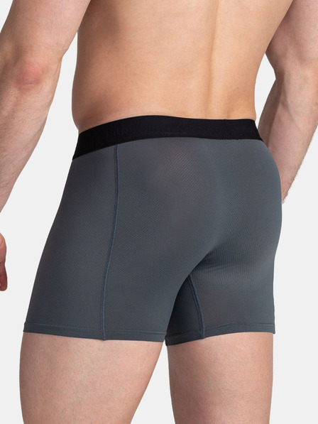 Kilpi Zweier-Set Herren-Funktionsboxershorts in Dunkelgrau Kilpi Nett