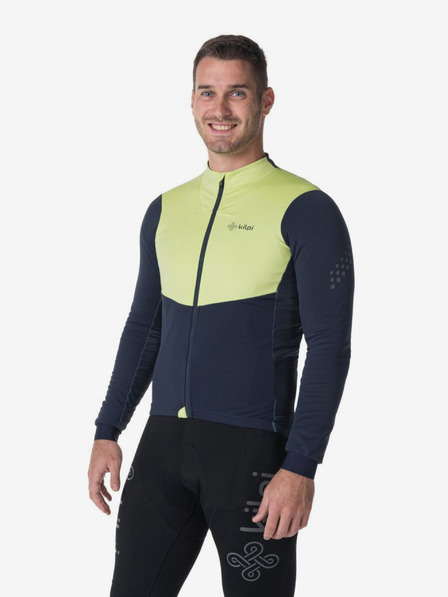 Kilpi Grünes und blaues Herren-Radtrikot Kilpi Moveto