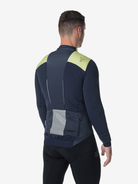 Kilpi Grünes und blaues Herren-Radtrikot Kilpi Moveto