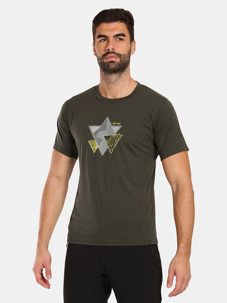 Kilpi Dunkelgrünes Kilpi MOARE Herren-T-Shirt