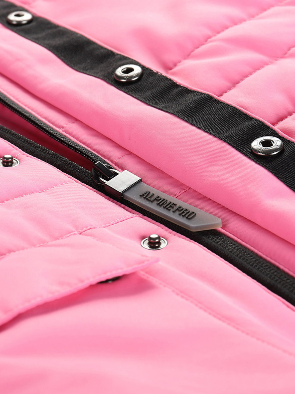 ALPINE PRO Rosa Mädchenjacke mit PTX Alpine Pro Werdo-Membran