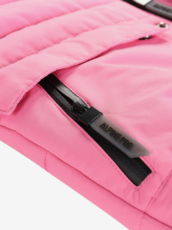 ALPINE PRO Rosa Mädchenjacke mit PTX Alpine Pro Werdo-Membran