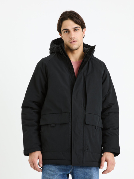 Celio Schwarze Herren Winterjacke Celio Fubern