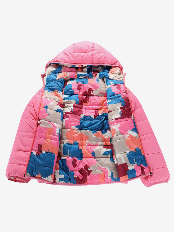 ALPINE PRO Kinder-Wendejacke hi-therm ALPINE PRO DOUWO rosa