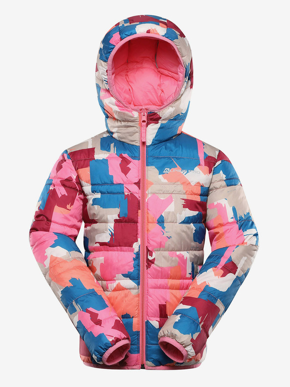 ALPINE PRO Kinder-Wendejacke hi-therm ALPINE PRO DOUWO rosa