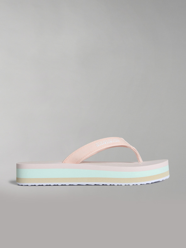 Napapijri Hellrosa Damen Flip Flops NAPAPIJRI