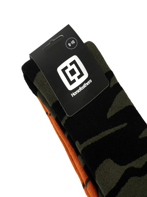 Horsefeathers Snowboard Socken Enver - burnt olive Größe 11 - 13 HORSEFEATHERS