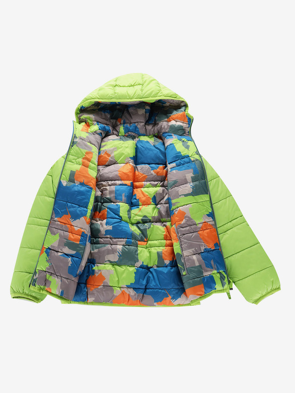 ALPINE PRO Kinder-Wendejacke hi-therm ALPINE PRO DOUWO grün