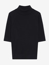 Orsay Schwarzer Rollkragenpullover mit Dreiviertel-Ärmeln ORSAY