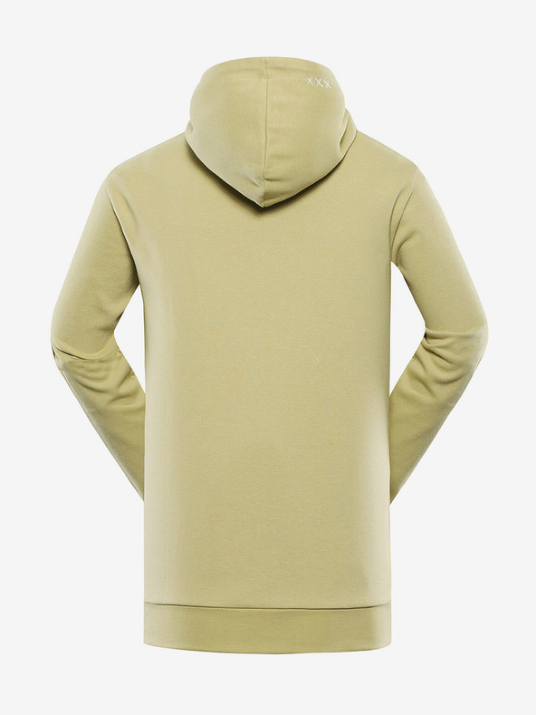 ALPINE PRO Grüner Herren-Kapuzenpullover Alpine Pro MALM