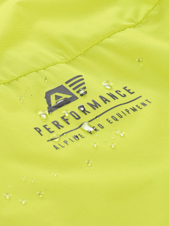 ALPINE PRO Grüne ultraleichte Herrenjacke mit Alpine Pro SPIN Imprägnierung