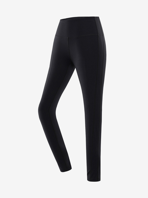 ALPINE PRO Schwarze Alpine Pro DERTA Sport-Leggings für Damen