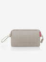 Reisenthel Beige Reisenthel Damen Kosmetiktasche Travelcosmetic Herringbone Sand