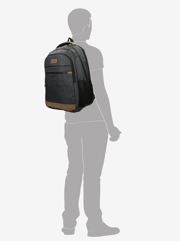Enrico Benetti München 17" Notebook Grey Backpack