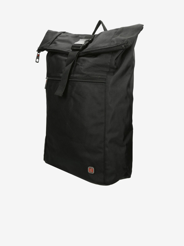 Enrico Benetti Enrico Benetti Cornell 17" Notebook-Rucksack Roll Top Schwarz