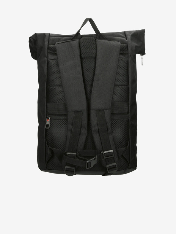 Enrico Benetti Enrico Benetti Cornell 17" Notebook-Rucksack Roll Top Schwarz