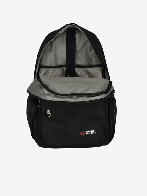 Enrico Benetti Rucksack Enrico Benetti Hamburg Notebookrucksack 23 l Schwarz