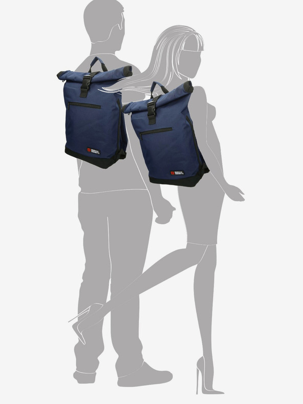 Enrico Benetti Rucksack Enrico Benetti Amsterdam Notebook-Rucksack Blau