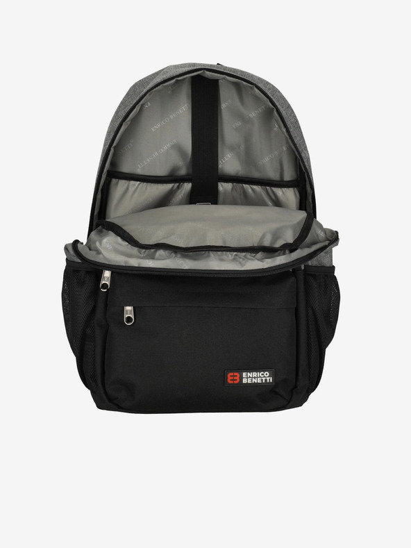 Enrico Benetti Rucksack Enrico Benetti Hamburg Notebook-Rucksack 23 l Hellgrau