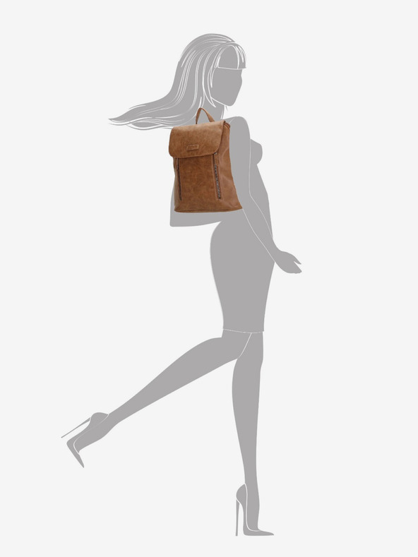 Enrico Benetti Rucksack Enrico Benetti Nouméa Backpack Camel