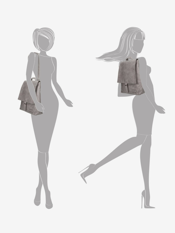 Enrico Benetti Rucksack Enrico Benetti Caen 66612 Medium Grau