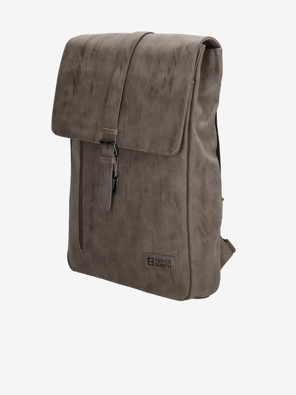 Enrico Benetti Rucksack Enrico Benetti Rotterdam 17" Notebook-Rucksack Medium Taupe
