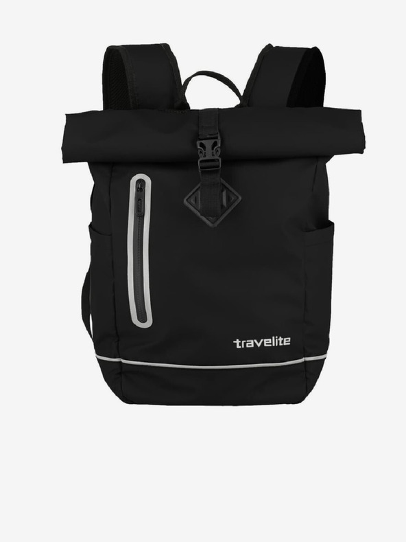Travelite Basics Roll-up Plane Black Backpack