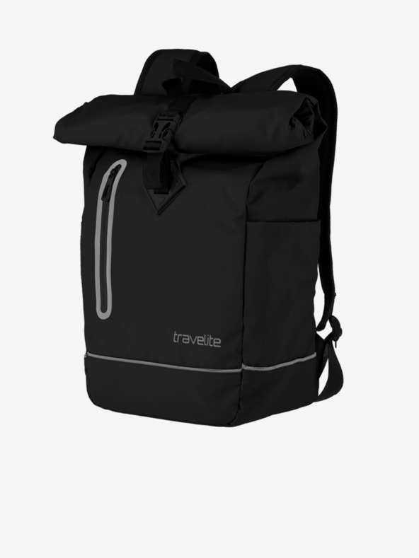 Travelite Basics Roll-up Plane Black Backpack