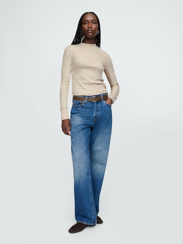 GAP Geripptes Strick-T-Shirt GAP