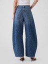 GAP Damen Mid Rise Horseshoe Jeans GAP