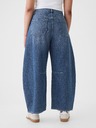 GAP Damen Mid Rise Horseshoe Jeans GAP
