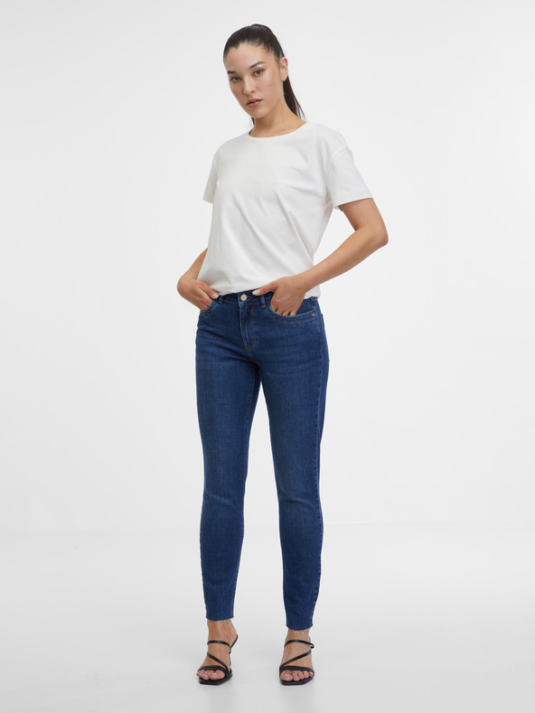 Orsay Dunkelblaue Skinny Fit Jeans für Damen ORSAY