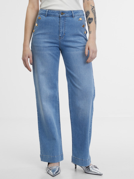 Orsay Hellblaue Wide Jeans Damen ORSAY