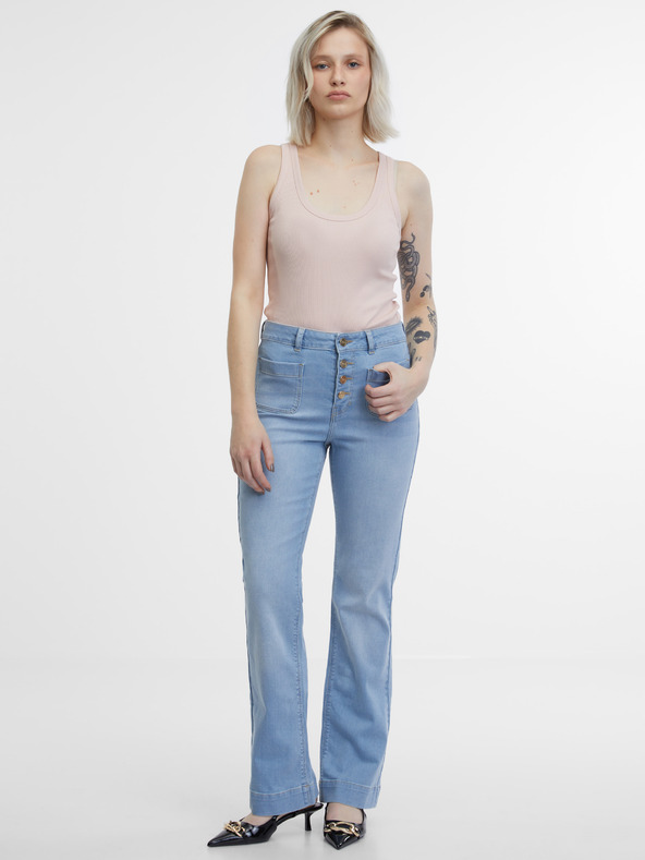 Orsay Hellblaue Bootcut-Jeans ORSAY