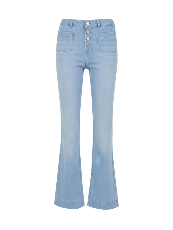 Orsay Hellblaue Bootcut-Jeans ORSAY