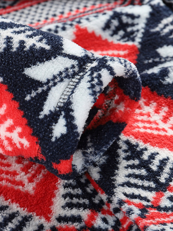 ALPINE PRO Rotes und blaues Supratherm Alpine Pro Eflina-Sweatshirt für Damen