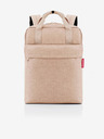 Reisenthel Beiger Damen Rucksack Reisenthel Allday Backpack M Twist Coffee