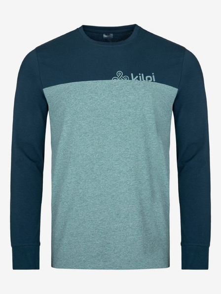 Kilpi Petrolfarbenes Langarm-T-Shirt aus Baumwolle für Herren Kilpi BASE