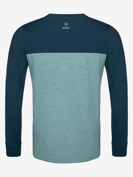 Kilpi Petrolfarbenes Langarm-T-Shirt aus Baumwolle für Herren Kilpi BASE