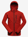 ALPINE PRO Rote Herren-Softshell-Jacke mit Membran Alpine Pro Hoor