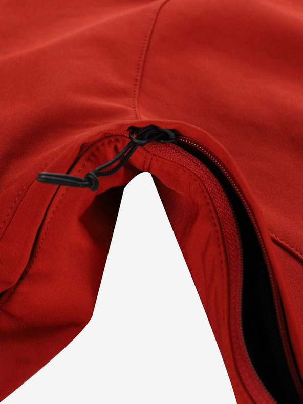 ALPINE PRO Rote Herren-Softshell-Jacke mit Membran Alpine Pro Hoor