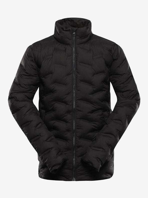ALPINE PRO Schwarze Alpine Pro Tagor Herrenjacke mit Wasserabweisung
