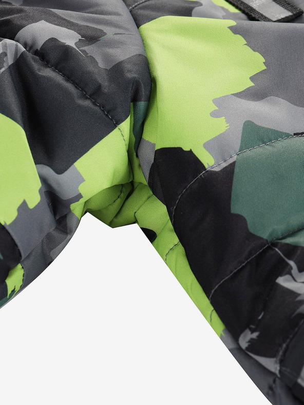 ALPINE PRO Grüngraue Mädchenjacke mit PTX Alpine Pro Werdo-Membran