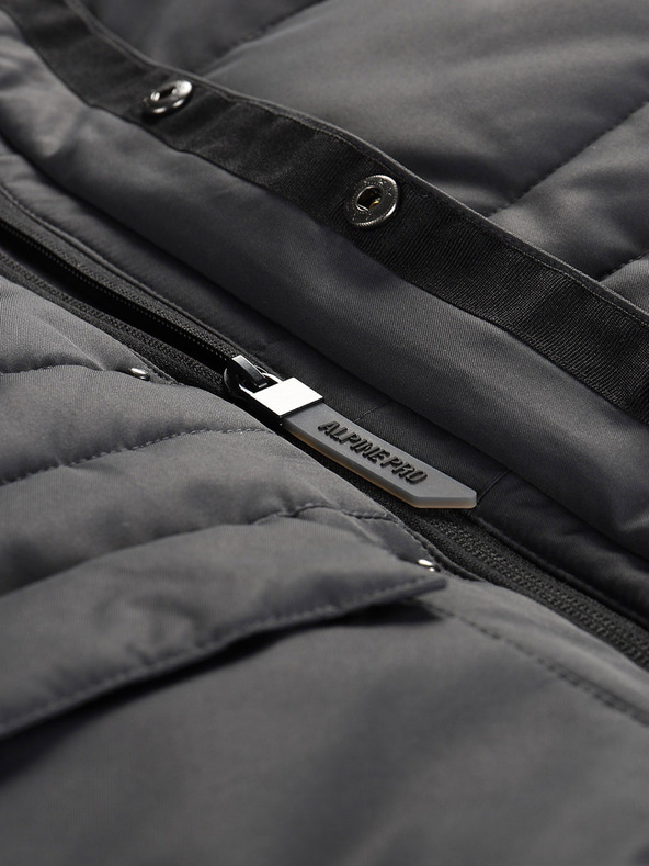 ALPINE PRO Graue Mädchenjacke mit PTX Alpine Pro Werdo-Membran