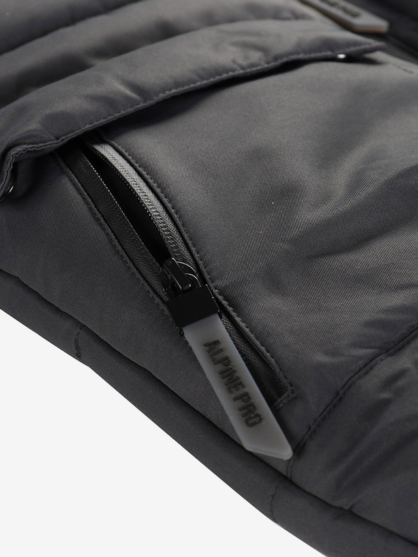 ALPINE PRO Graue Mädchenjacke mit PTX Alpine Pro Werdo-Membran